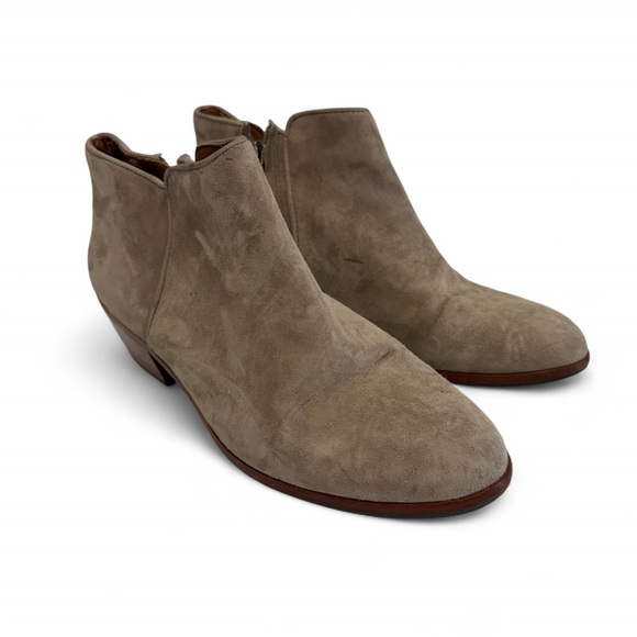 Sam Edelman Taupe Suede Booties – Women’s Size 7.5 - Picture 1 of 4